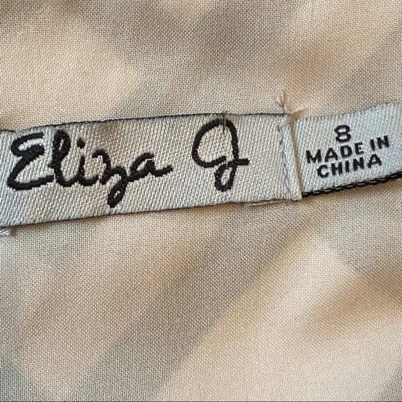 ELIZA J  | HOT PINK CHEVRON SHIFT DRESS  SZ 8 - Picture 13 of 14